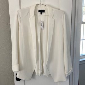 J. Crew off white flowy blazer